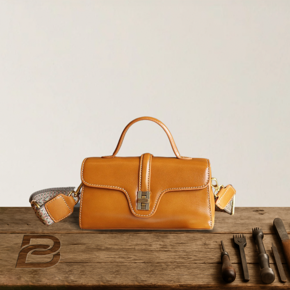 BIKUUL | Premium Vintage Leder Sling Geldbörse