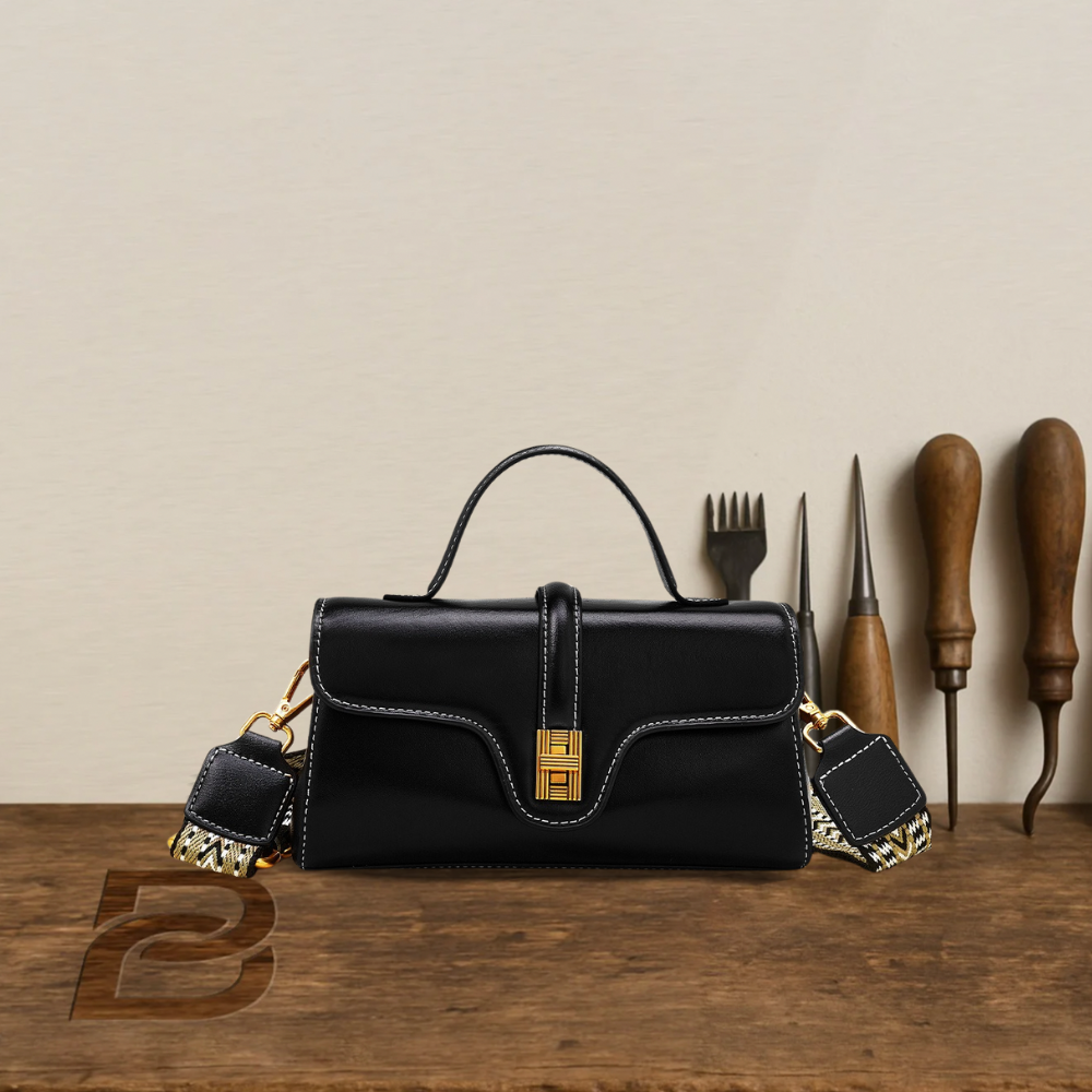 BIKUUL | Premium Vintage Leder Sling Geldbörse