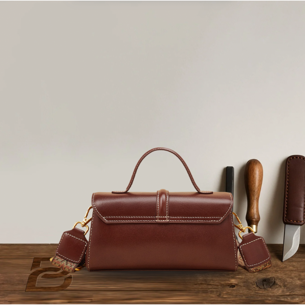 BIKUUL | Premium Vintage Leder Sling Geldbörse