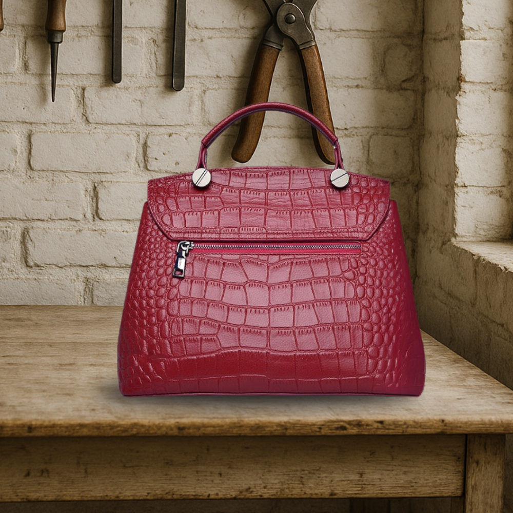 BIKUUL | Elegante Handtasche aus strukturiertem Leder