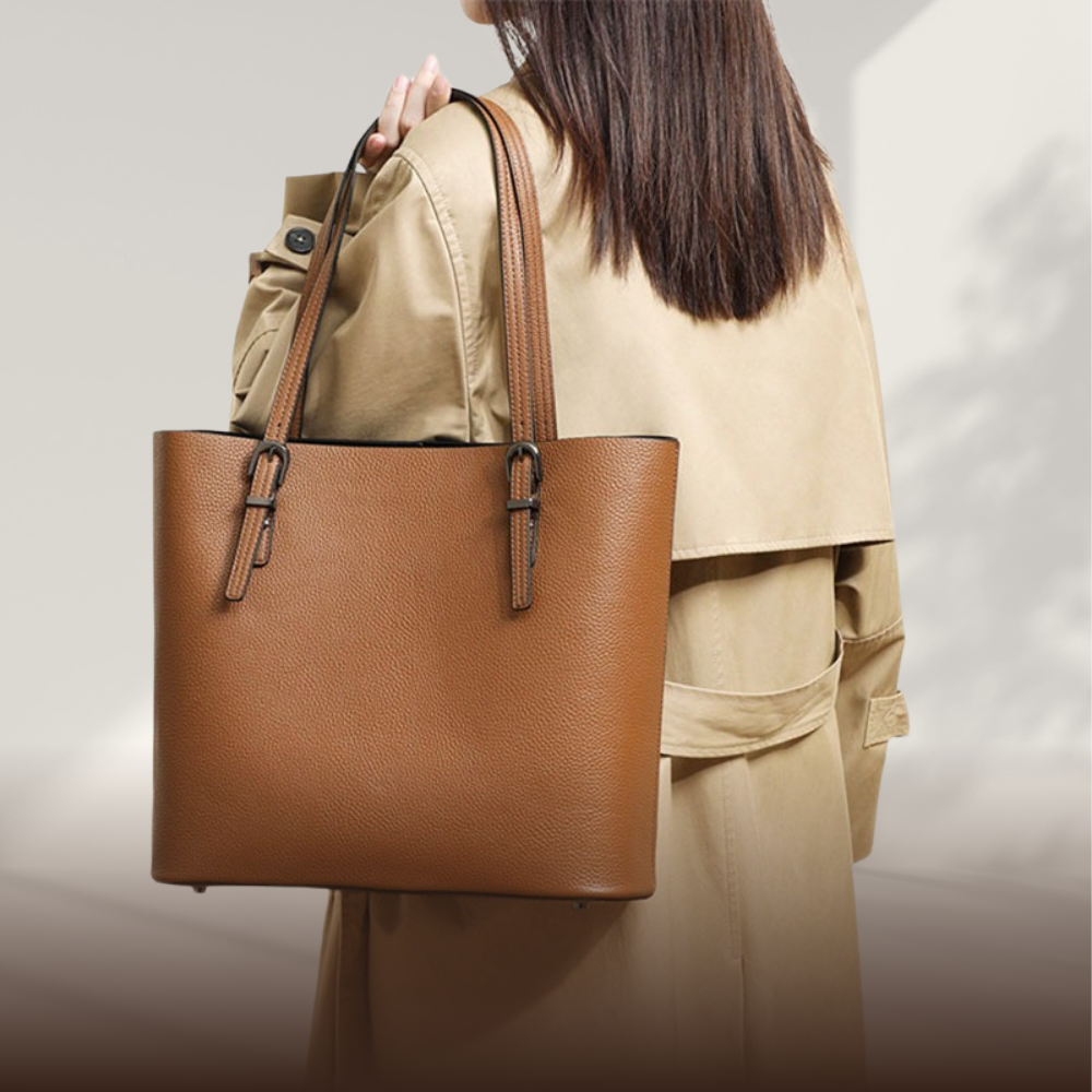BIKUUL | Klassische und elegante Tote Bag aus Leder