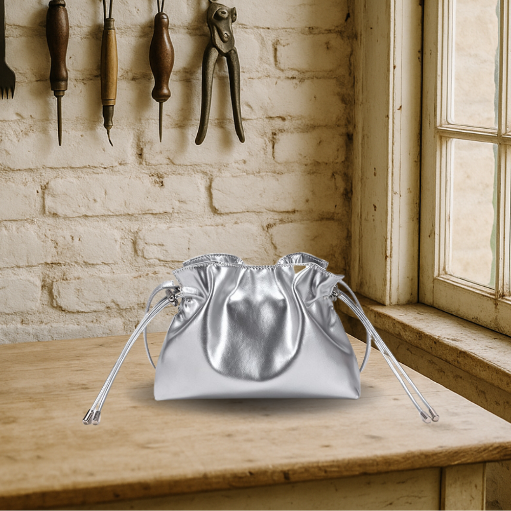 BIKUUL | Drawstring Bucket Ledertasche