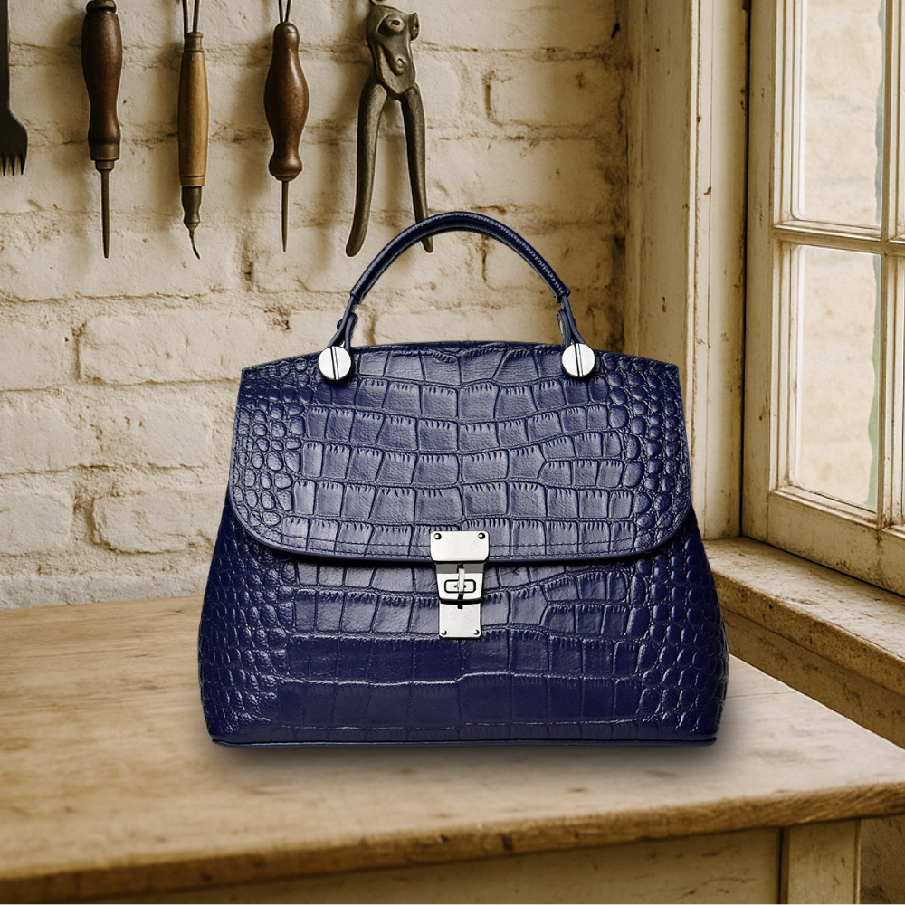 BIKUUL | Elegante Handtasche aus strukturiertem Leder