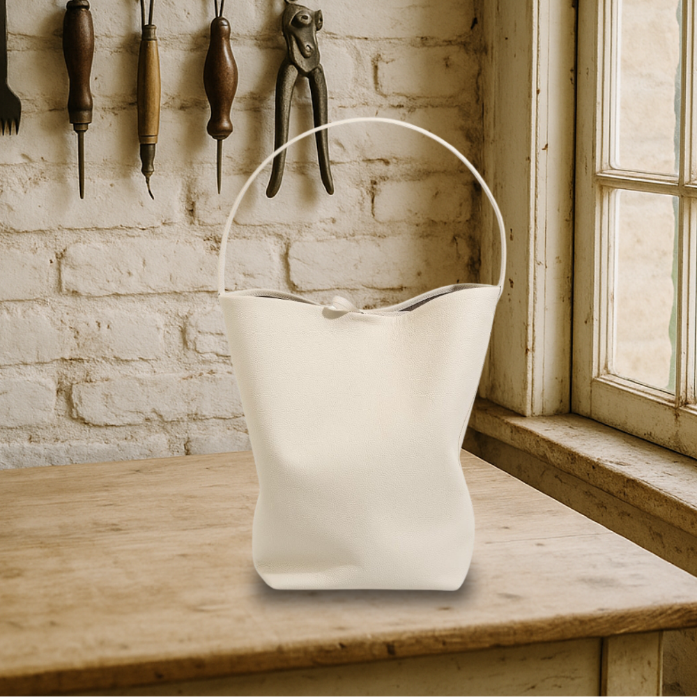 BIKUUL | Eimertasche aus Leder im Faulenzerstil