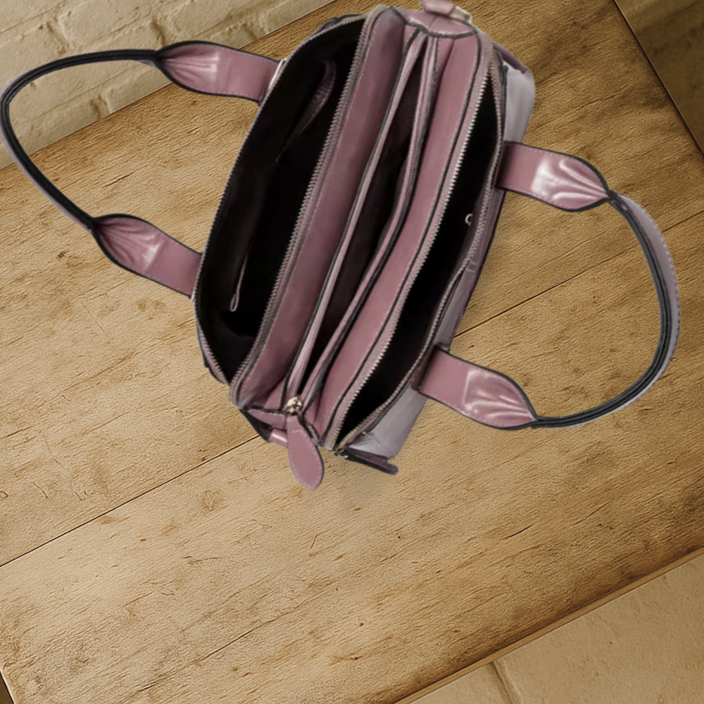 BIKUUL | Klassische große Vintage-Ledertasche
