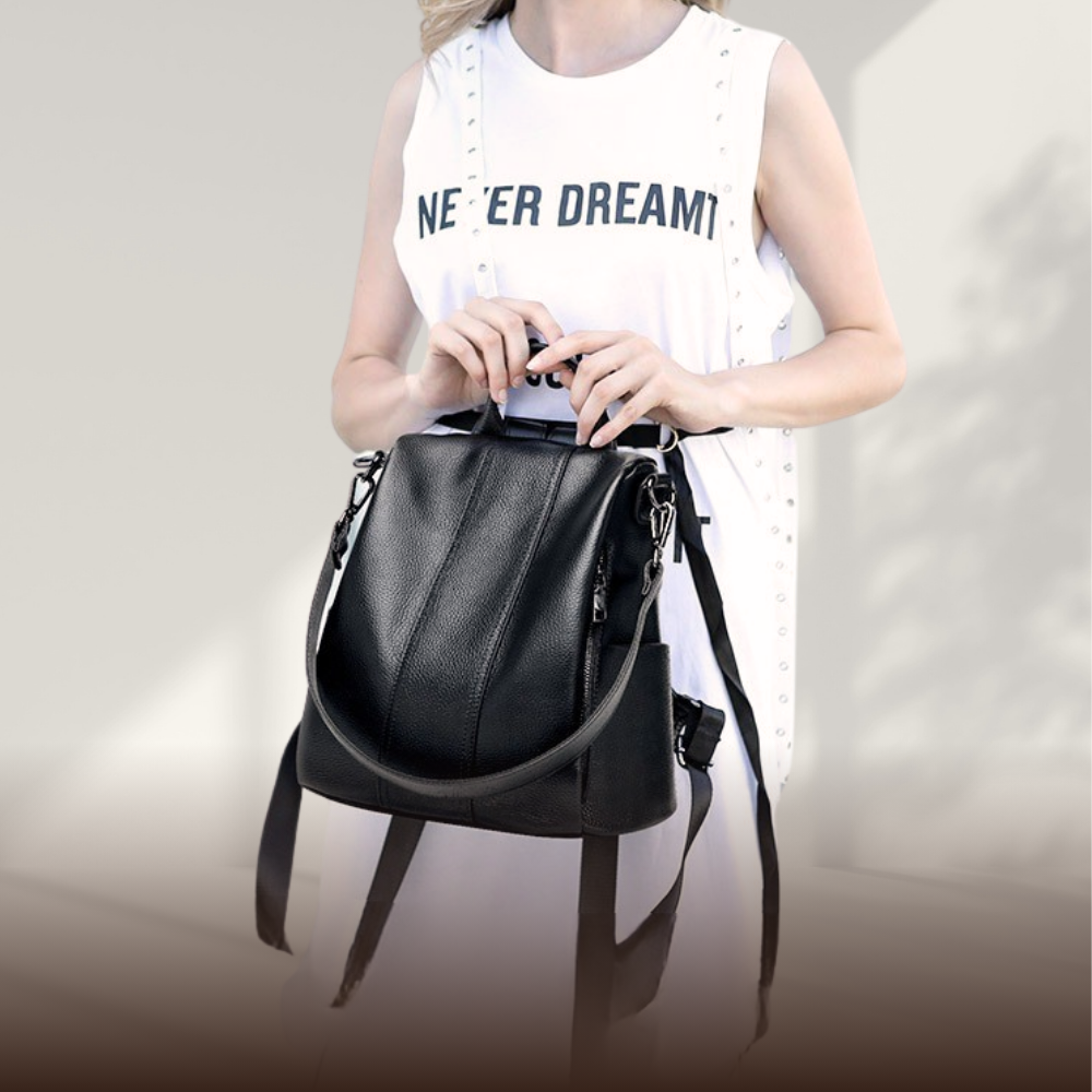 BIKUUL | Weicher Premium-Lederrucksack