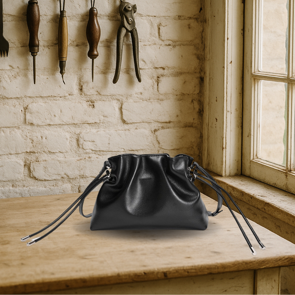 BIKUUL | Drawstring Bucket Ledertasche