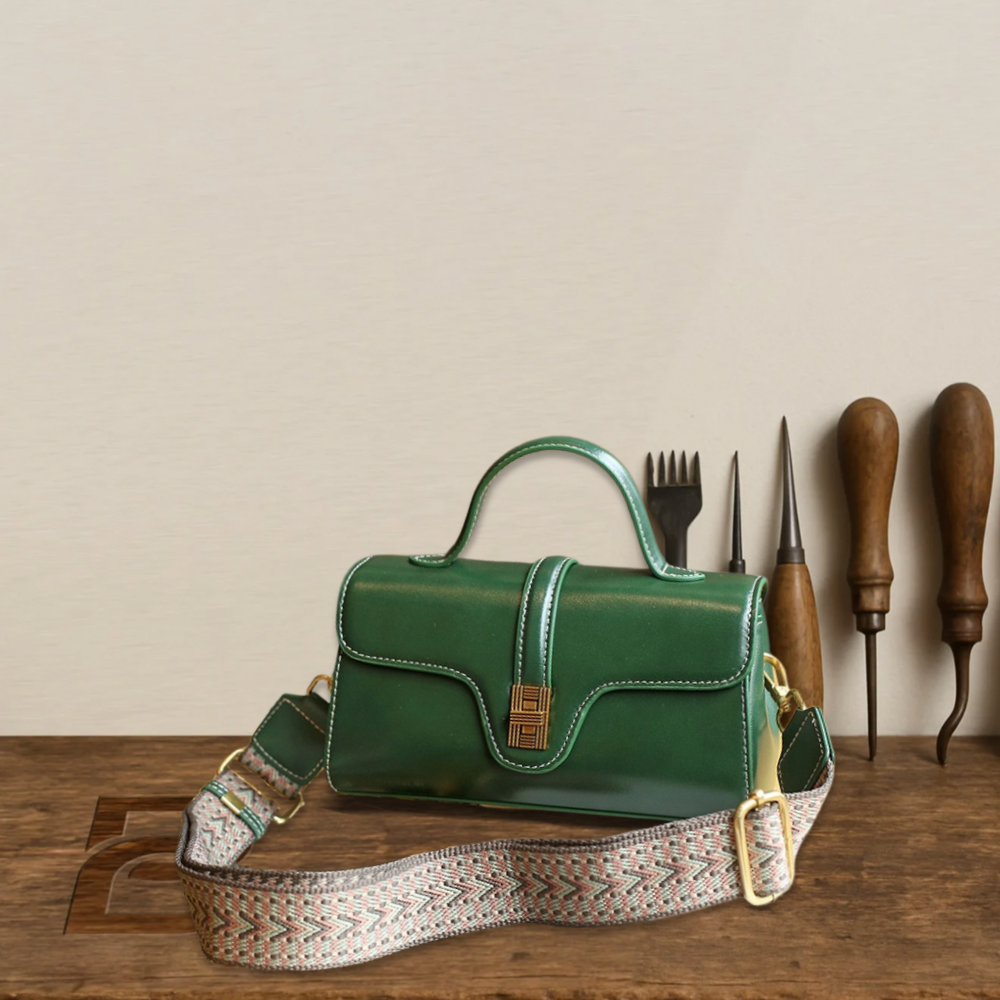 BIKUUL | Premium Vintage Leder Sling Geldbörse