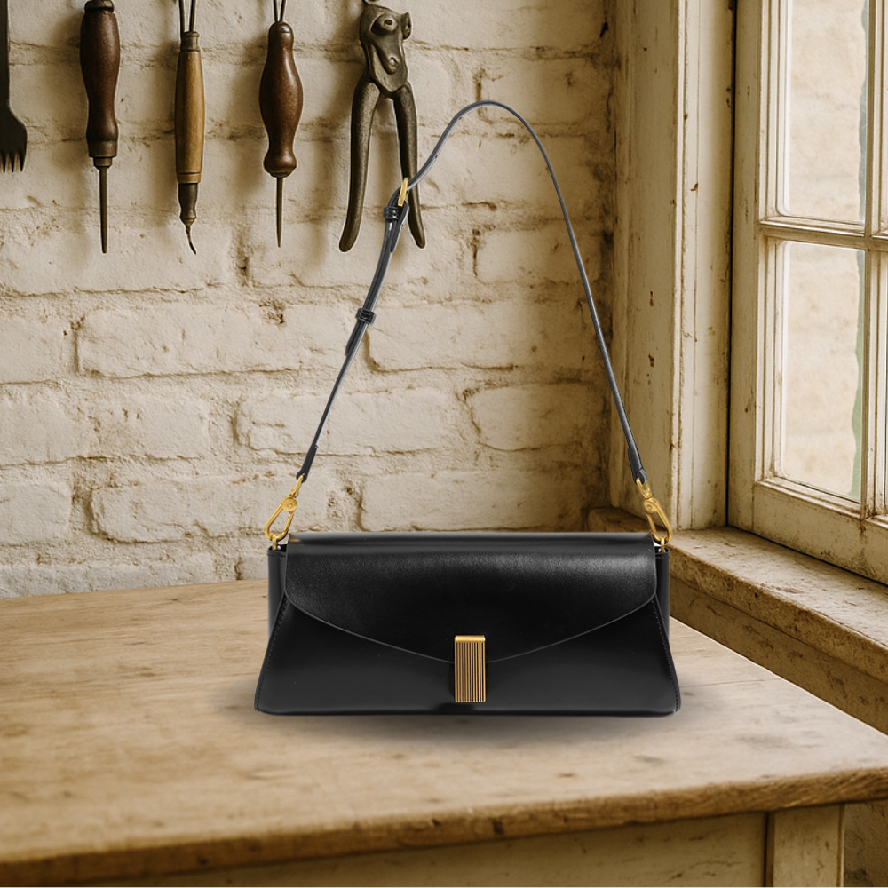 BIKUUL | Schlanke elegante Baguette aus echtem Leder