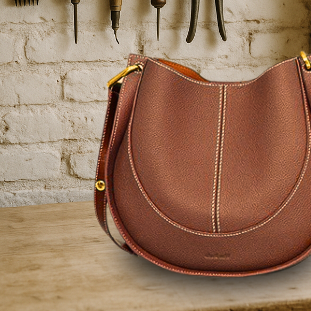 BIKUUL | Crossbody aus weichem, gemustertem Leder