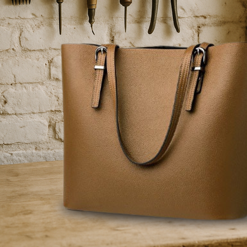 BIKUUL | Klassische und elegante Tote Bag aus Leder
