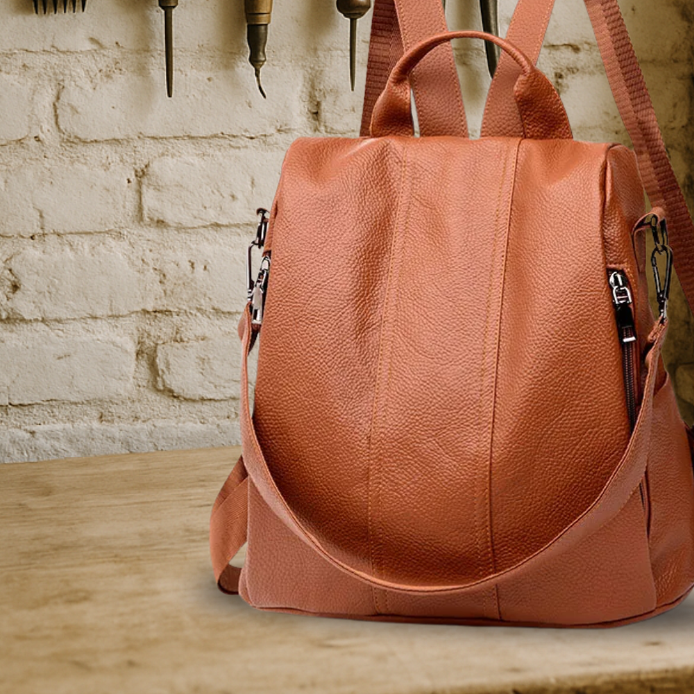 BIKUUL | Weicher Premium-Lederrucksack