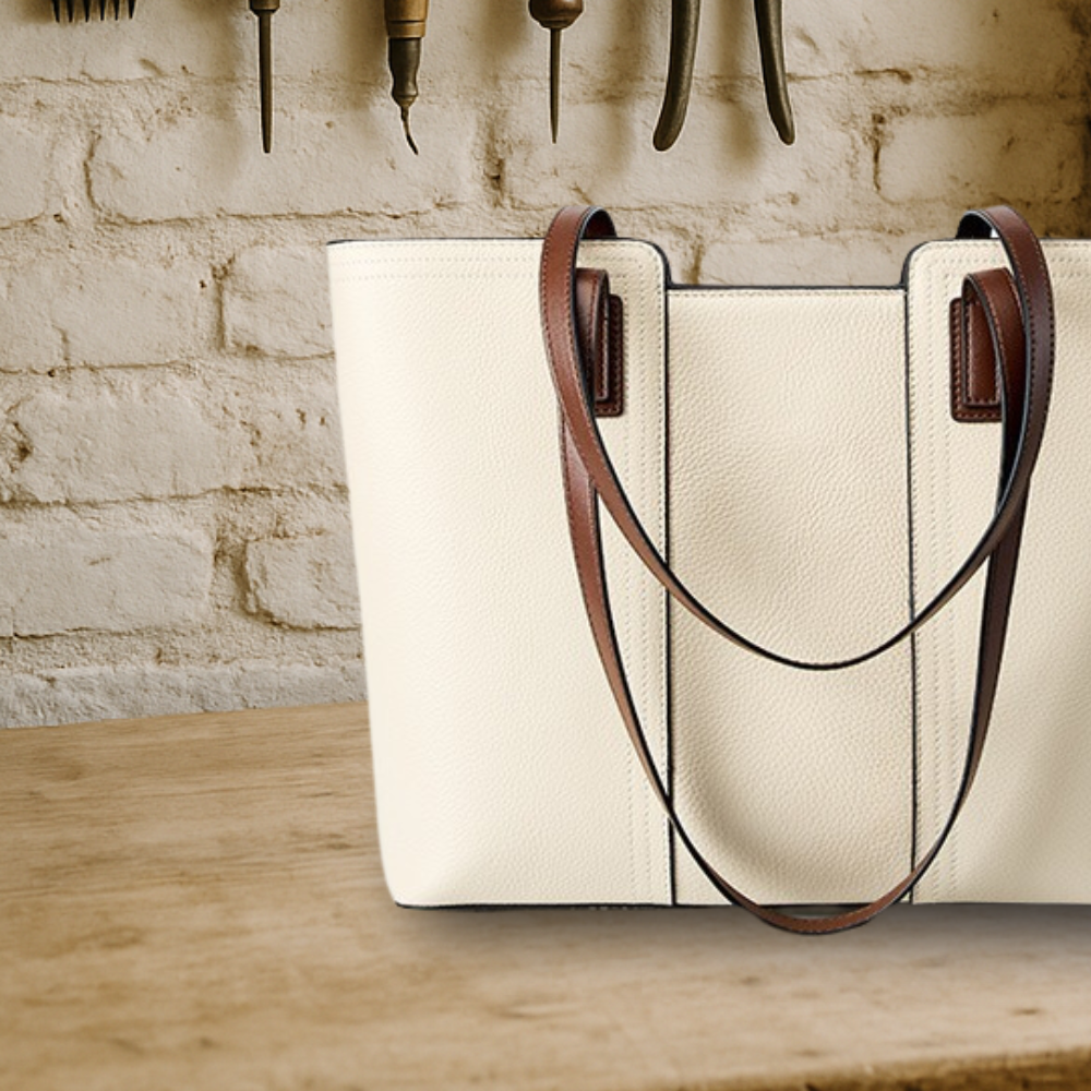 BIKUUL | Shopper Ledertasche mit großem Fassungsvermögen