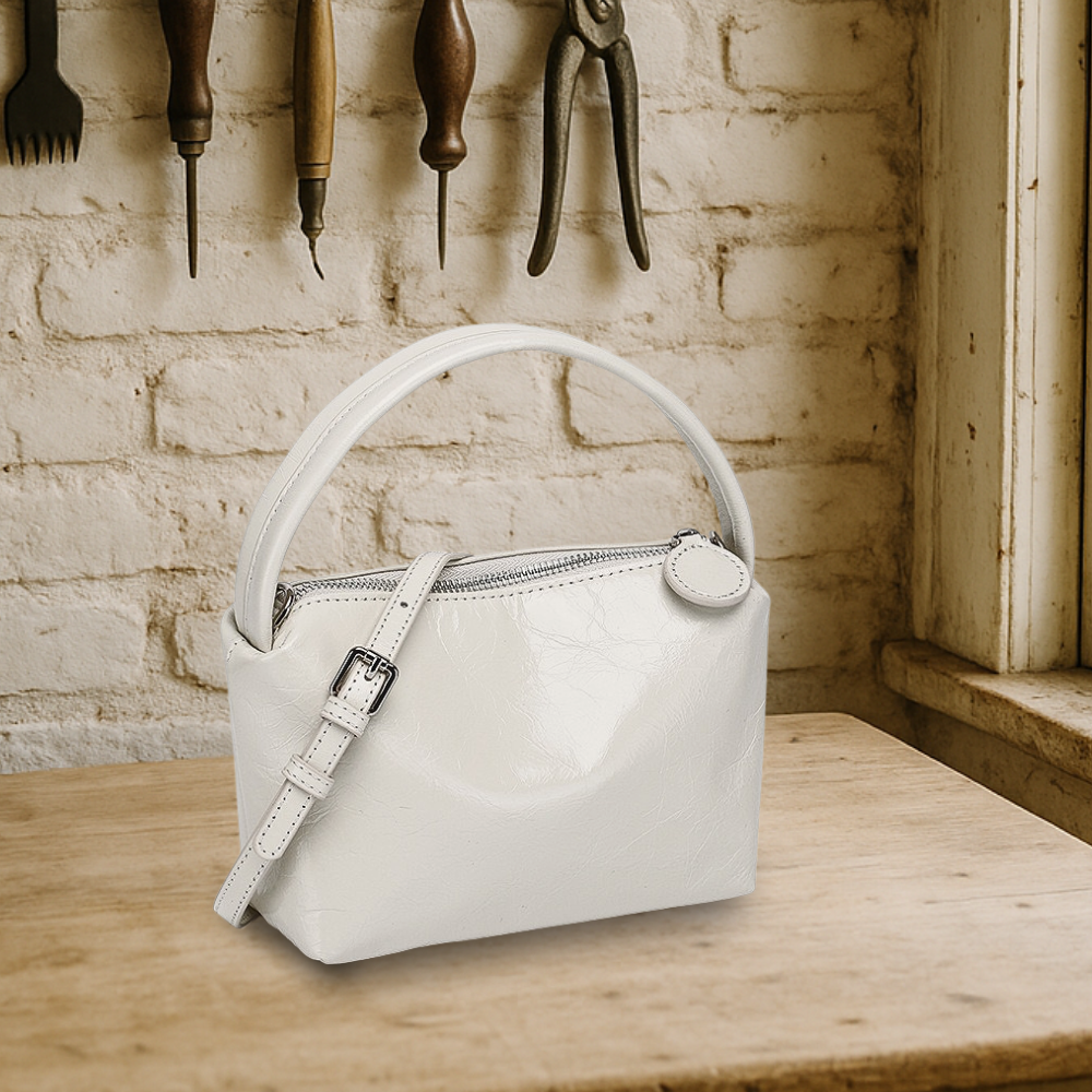 BIKUUL | Strukturierte & schicke Ledertasche