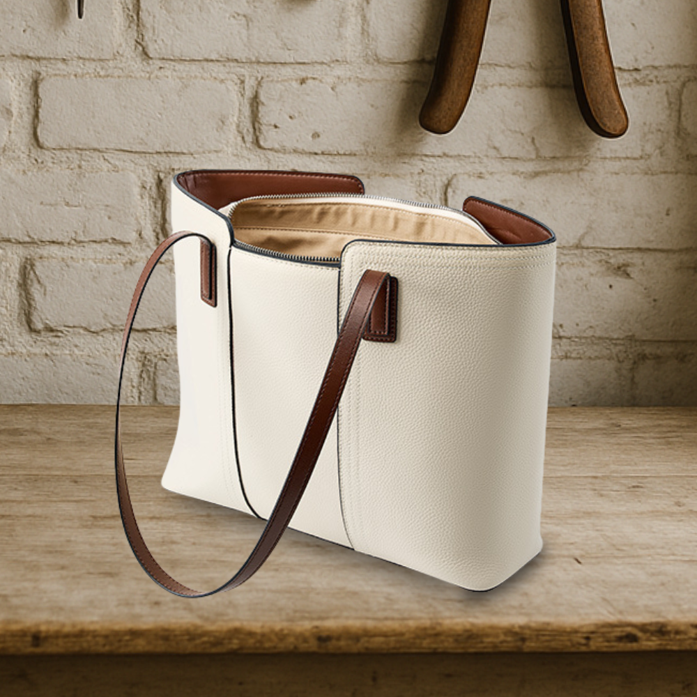 BIKUUL | Shopper Ledertasche mit großem Fassungsvermögen
