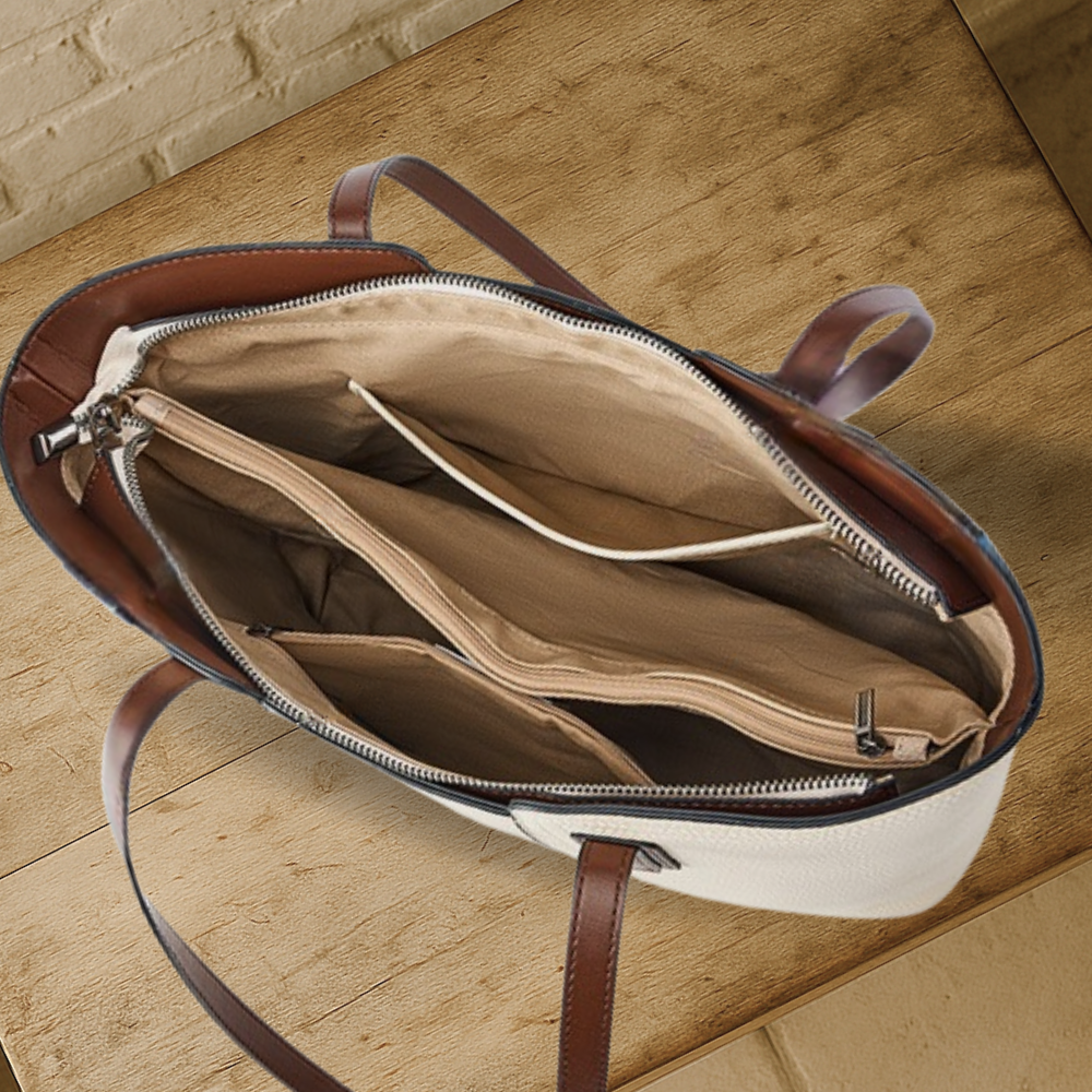 BIKUUL | Shopper Ledertasche mit großem Fassungsvermögen
