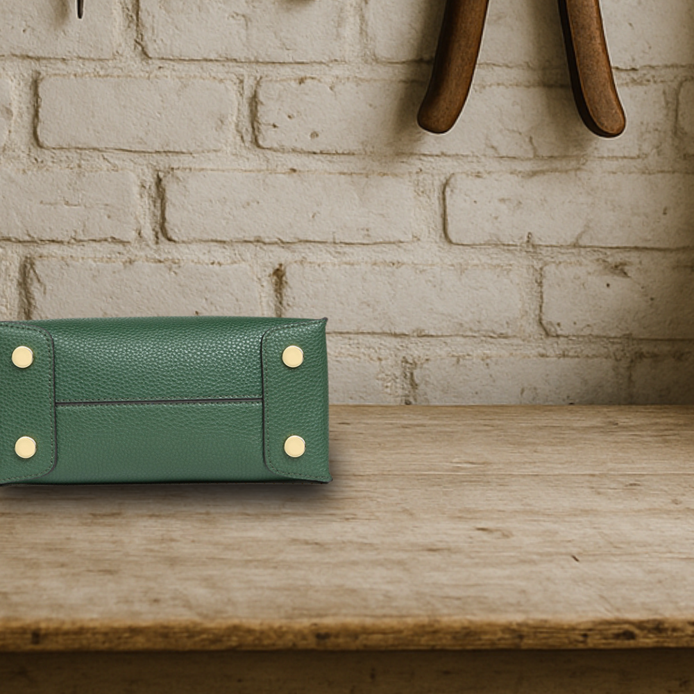 BIKUUL | Handtasche aus strukturiertem, gekörntem Leder