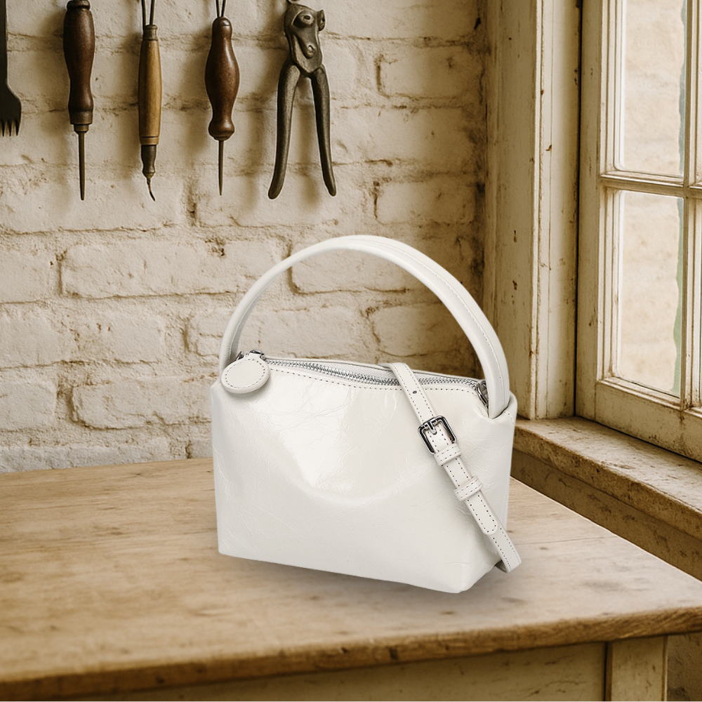 BIKUUL | Strukturierte & schicke Ledertasche