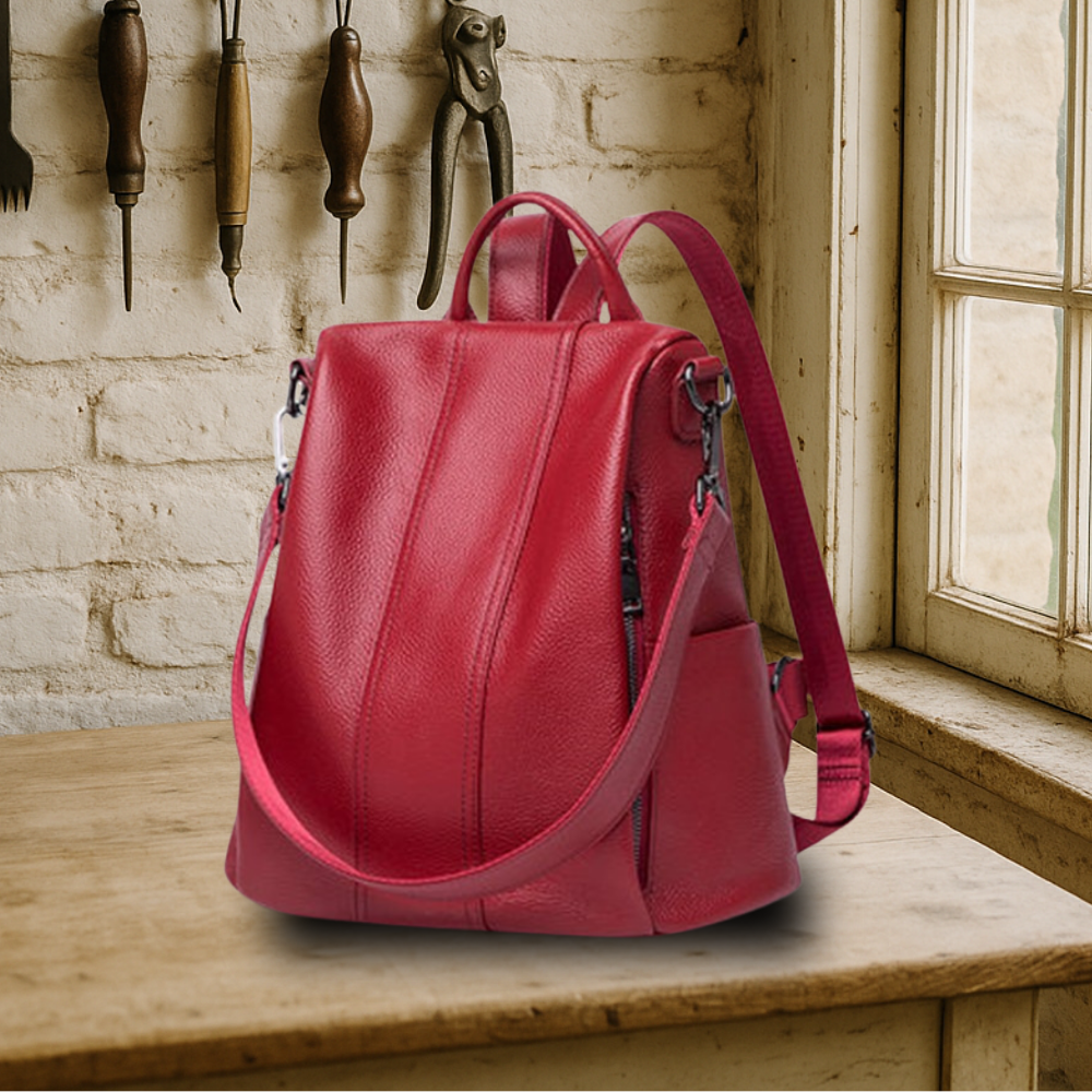 BIKUUL | Weicher Premium-Lederrucksack