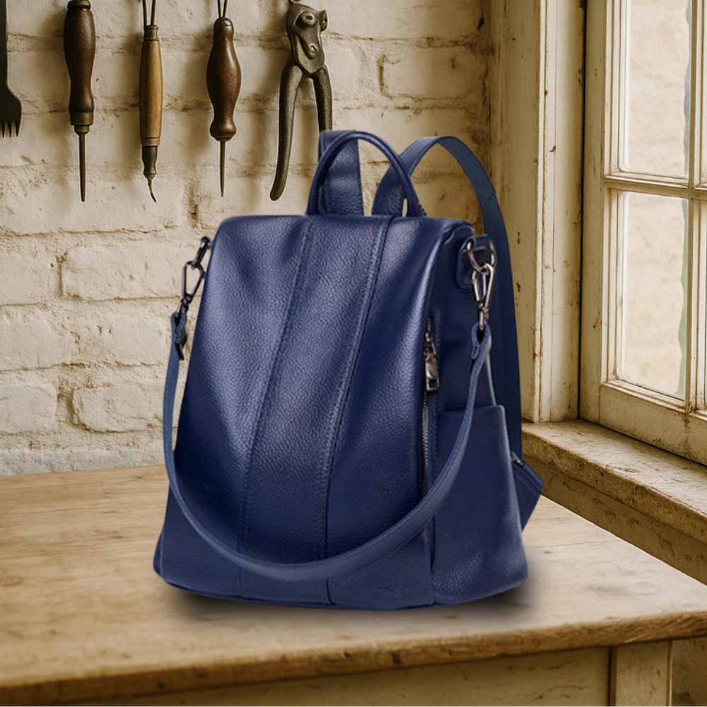 BIKUUL | Weicher Premium-Lederrucksack