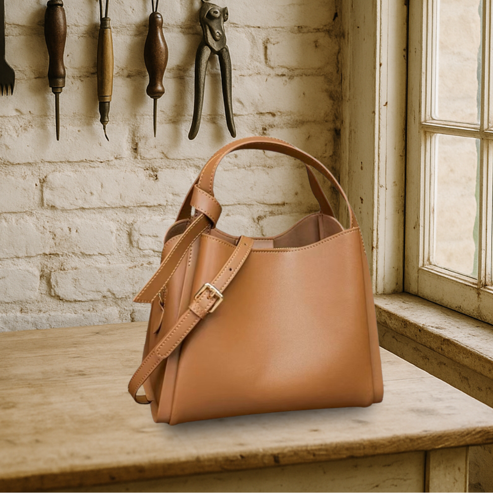 BIKUUL | Top Handle Leder Satchel