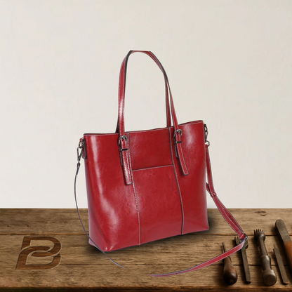 BIKUUL | Große handgetragene Tasche aus echtem Leder