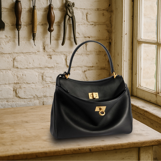 BIKUUL | Classic Premium Schwarz Handtasche