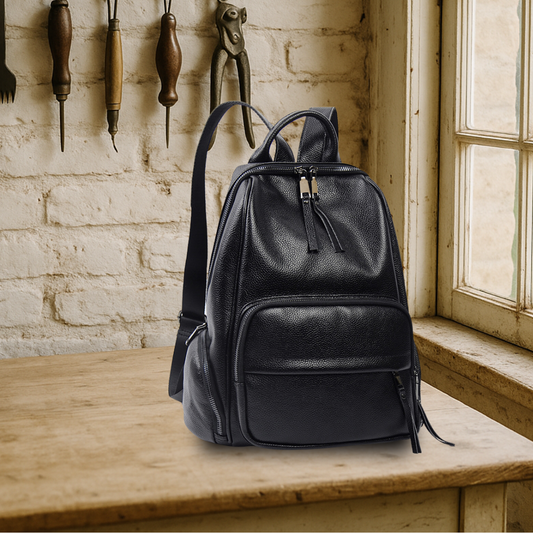 BIKUUL | Klassischer handgefertigter Lederrucksack