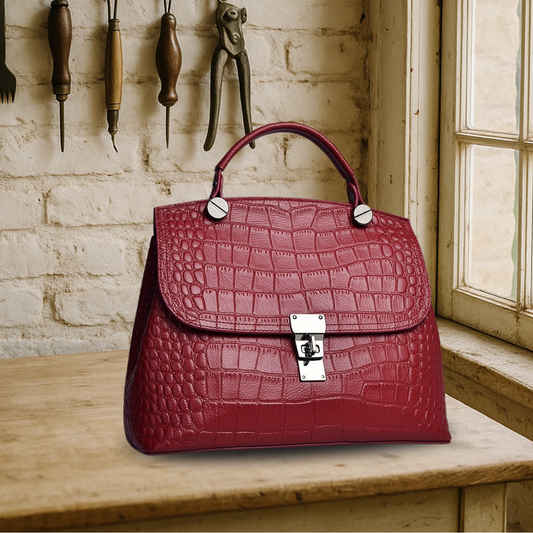 BIKUUL |  Elegante Handtasche aus strukturiertem Leder