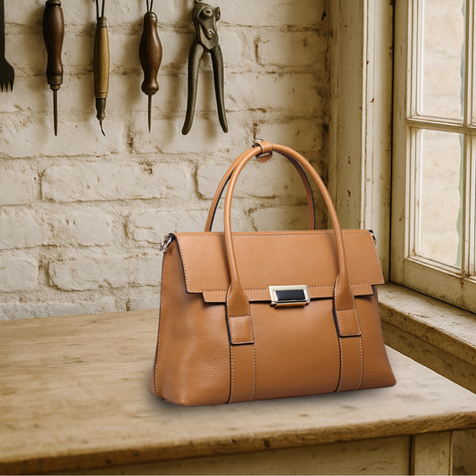 BIKUUL | Echtes Leder Schloss Schnalle Tasche