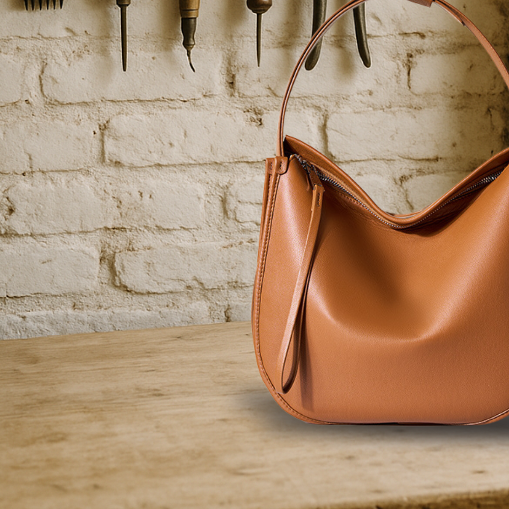 BIKUUL | Classic Curve Leder Umhängetasche