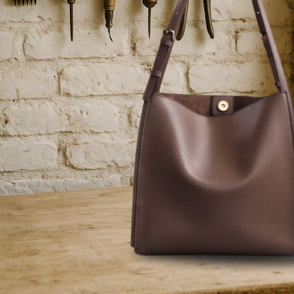 BIKUUL | Retro-Tragetasche aus echtem Leder