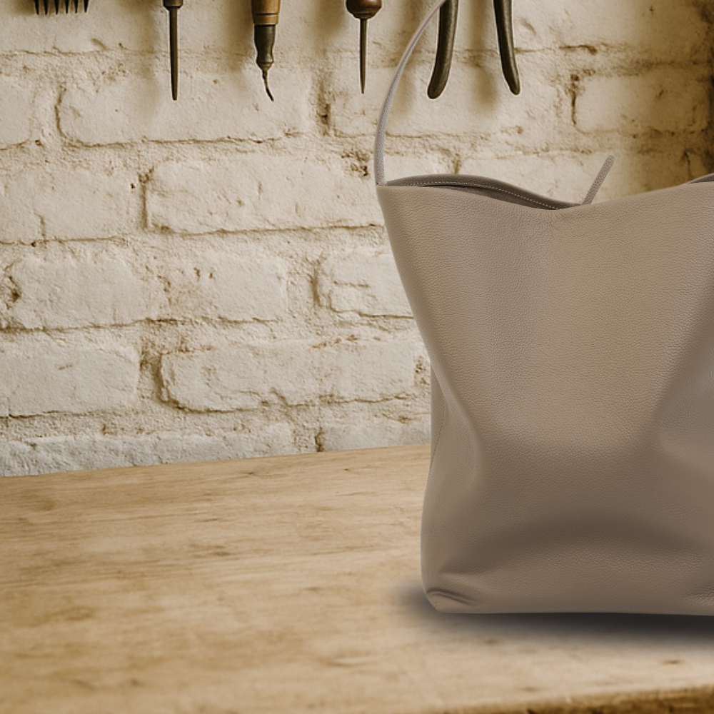 BIKUUL | Eimertasche aus Leder im Faulenzerstil