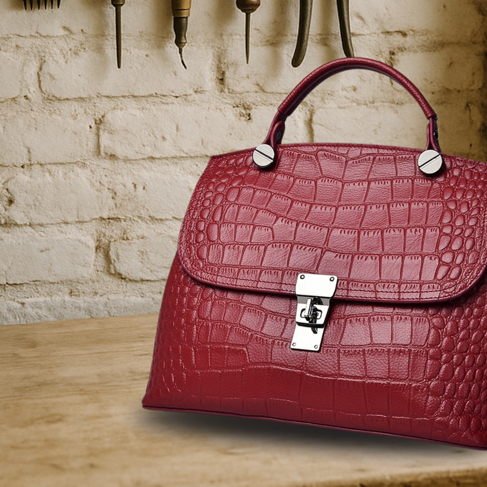 BIKUUL |  Elegante Handtasche aus strukturiertem Leder
