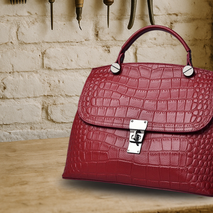 BIKUUL |  Elegante Handtasche aus strukturiertem Leder