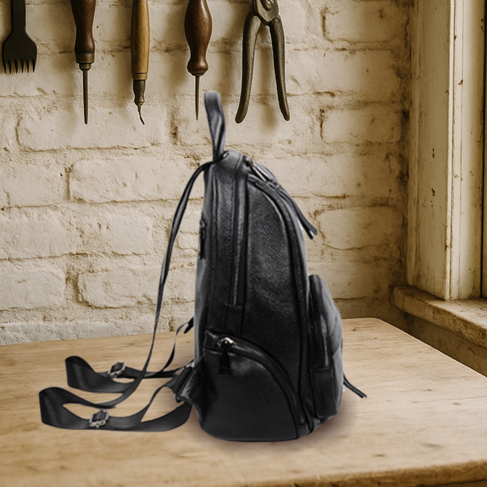 BIKUUL | Klassischer handgefertigter Lederrucksack