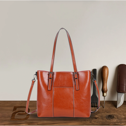 BIKUUL | Große handgetragene Tasche aus echtem Leder