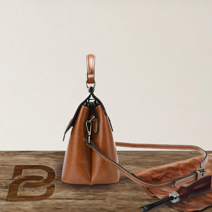BIKUUL | Eleganter Schulranzen aus Glattleder