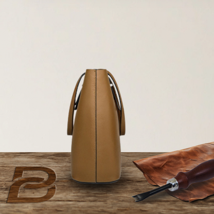 BIKUUL | Klassische und elegante Tote Bag aus Leder