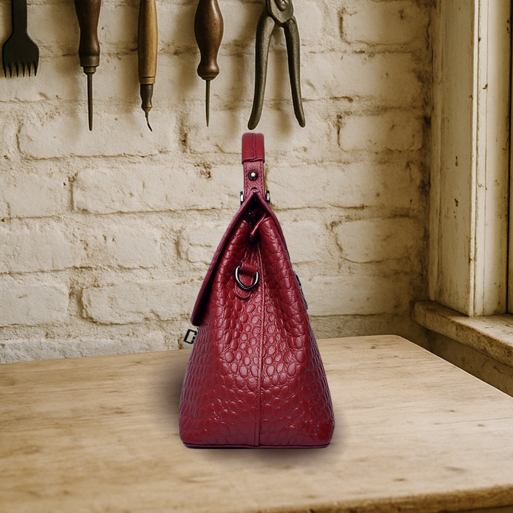 BIKUUL |  Elegante Handtasche aus strukturiertem Leder