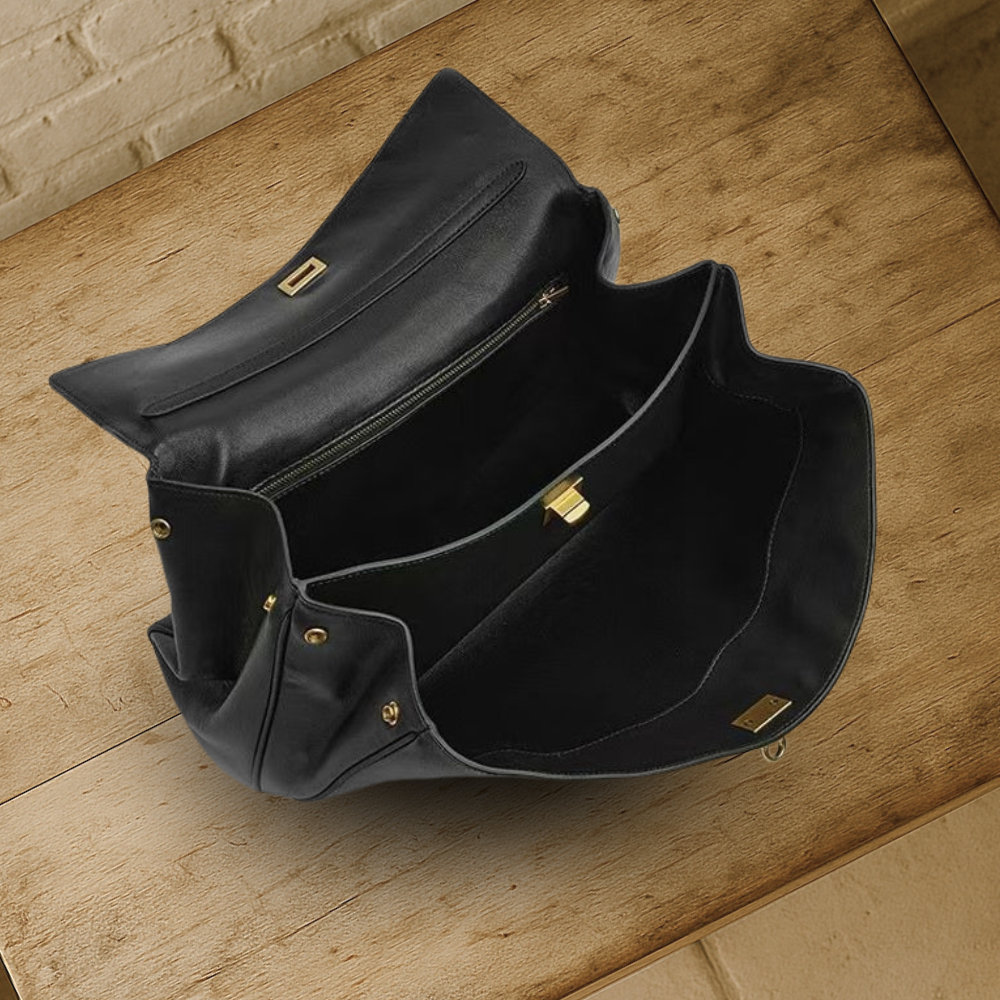 BIKUUL | Classic Premium Schwarz Handtasche