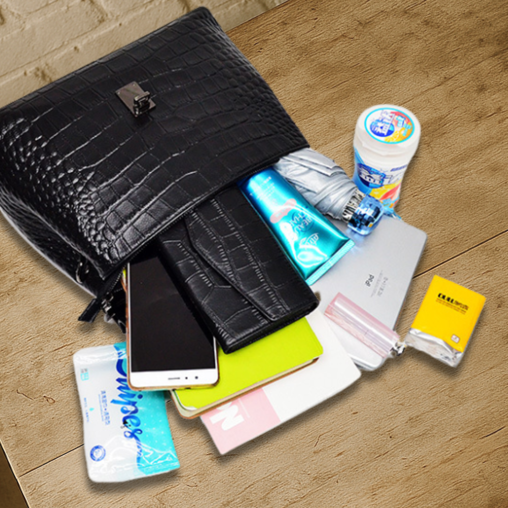 BIKUUL |  Elegante Handtasche aus strukturiertem Leder