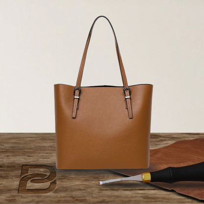 BIKUUL | Klassische und elegante Tote Bag aus Leder