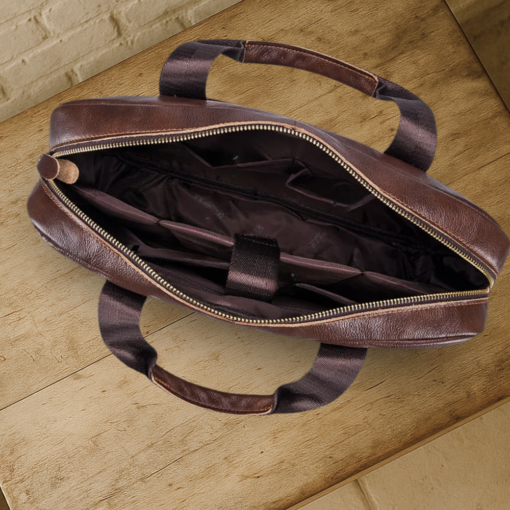 BIKUUL | Premium-Laptop-Tasche aus Leder