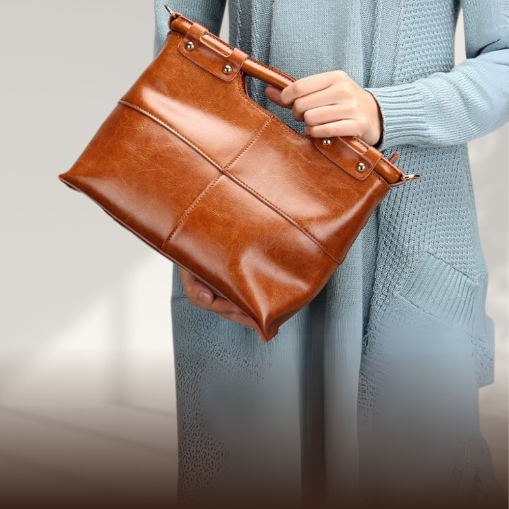 BIKUUL | Echtes Leder Retro-Damen-Messenger-Tasche
