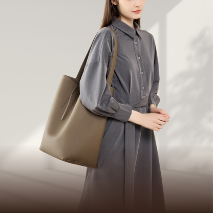 BIKUUL | Eimertasche aus Leder im Faulenzerstil