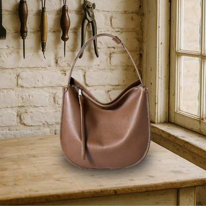 BIKUUL | Classic Curve Leder Umhängetasche