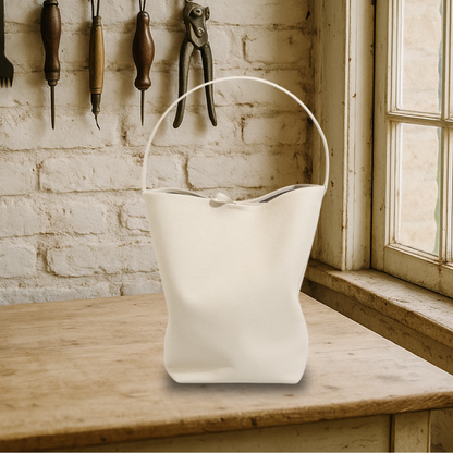 BIKUUL | Eimertasche aus Leder im Faulenzerstil