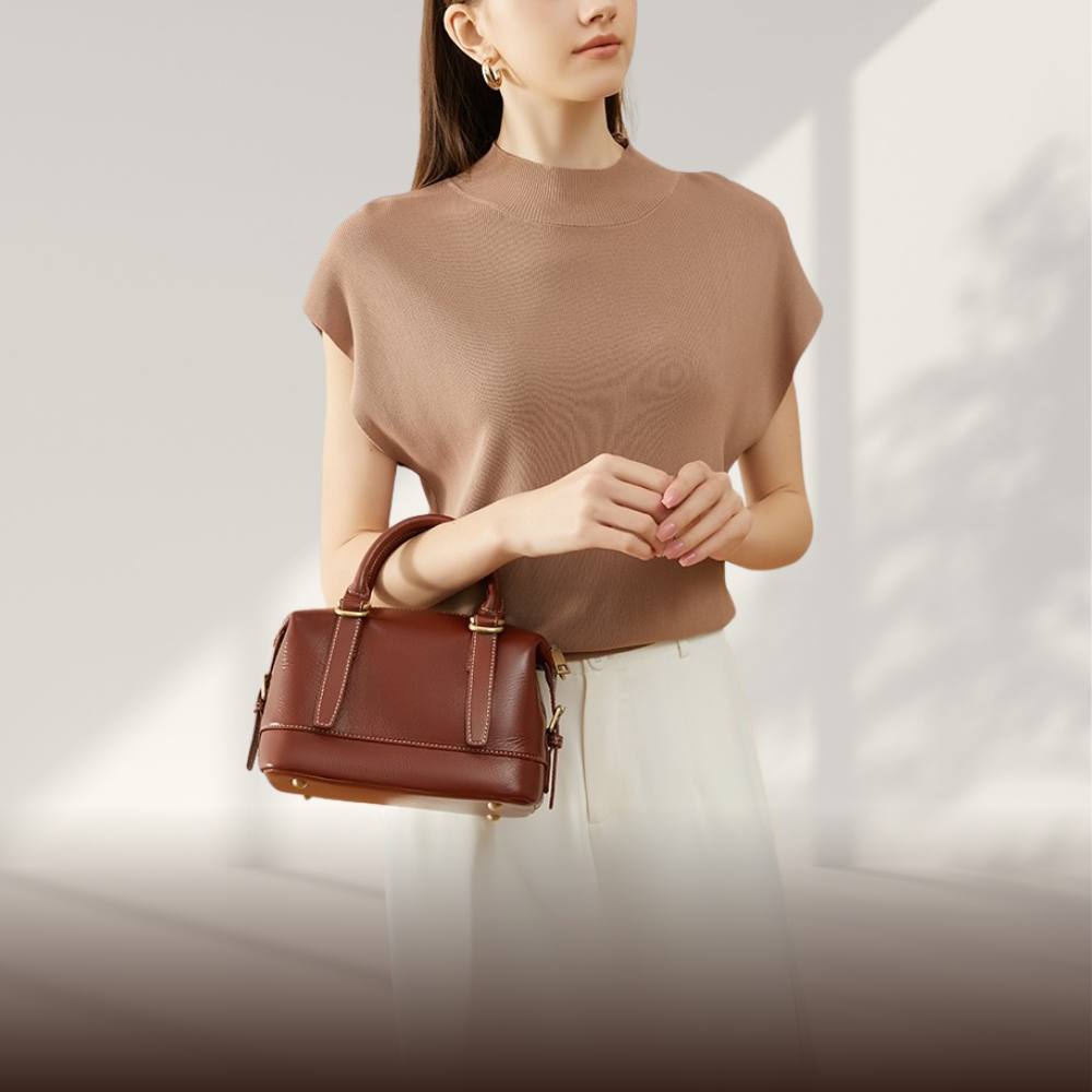 BIKUUL | Vintage Leder Mini Umhängetasche