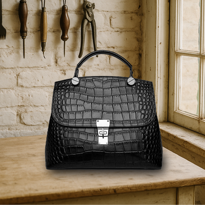 BIKUUL |  Elegante Handtasche aus strukturiertem Leder